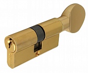 Картинка Механизм цилиндровый БУЛАТ МЦ ZG 60(30*30)(5 пин.) латунь ключ-верт. 5 англ. кл.